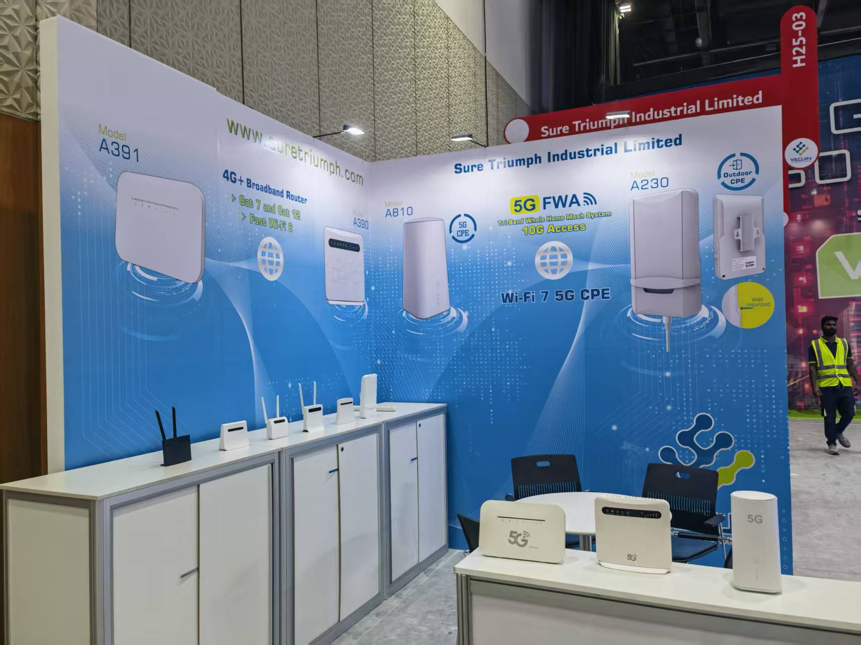 Yaojin sa zúčastnil veľtrhu Gitex 2025 v Dubaji